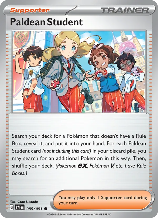 Paldean Student – Paldean Fates 085