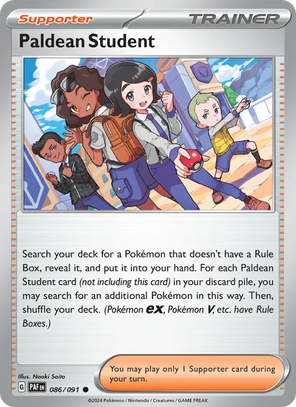 Paldean Student – Paldean Fates 086