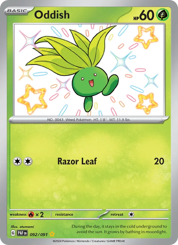 Oddish – Paldean Fates 092
