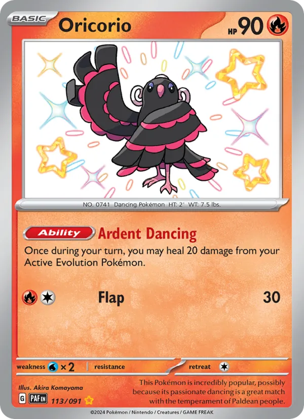 Oricorio – Paldean Fates 113