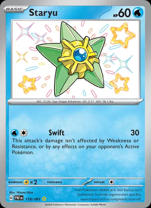 Staryu – Paldean Fates 118