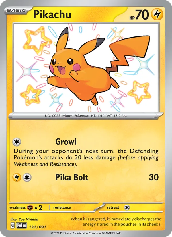 Pikachu – Paldean Fates 131