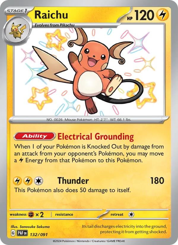 Raichu – Paldean Fates 132