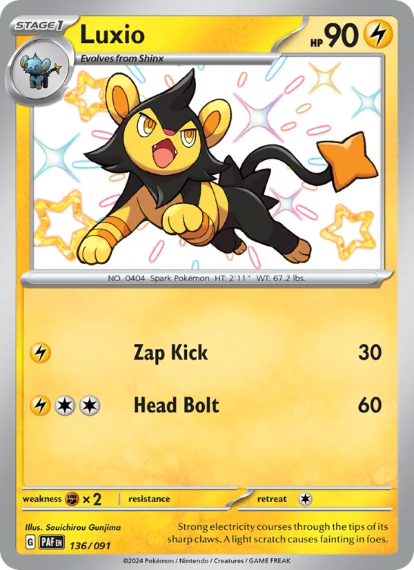 Luxio – Paldean Fates 136