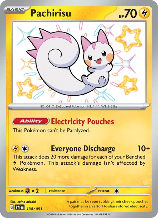 Pachirisu – Paldean Fates 138