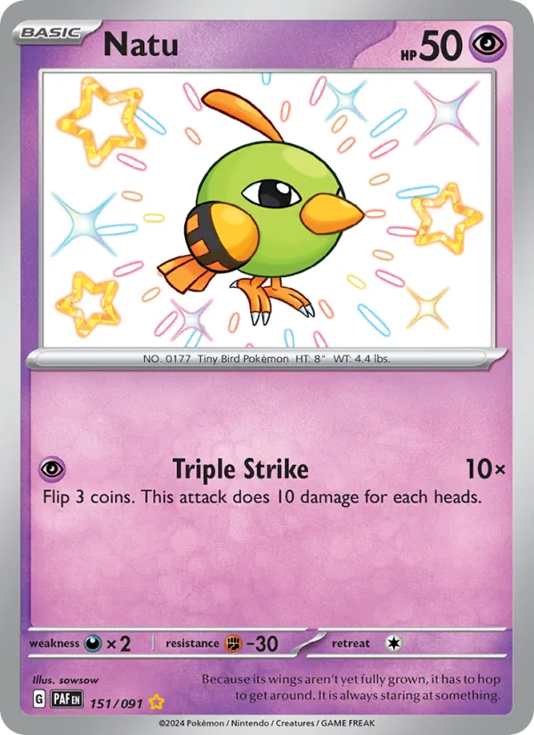 Natu – Paldean Fates 151