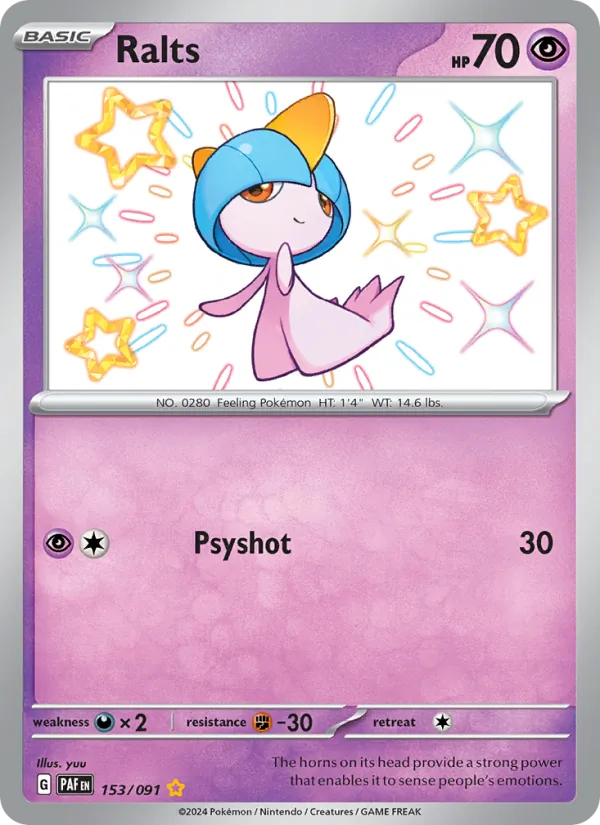 Ralts – Paldean Fates 153