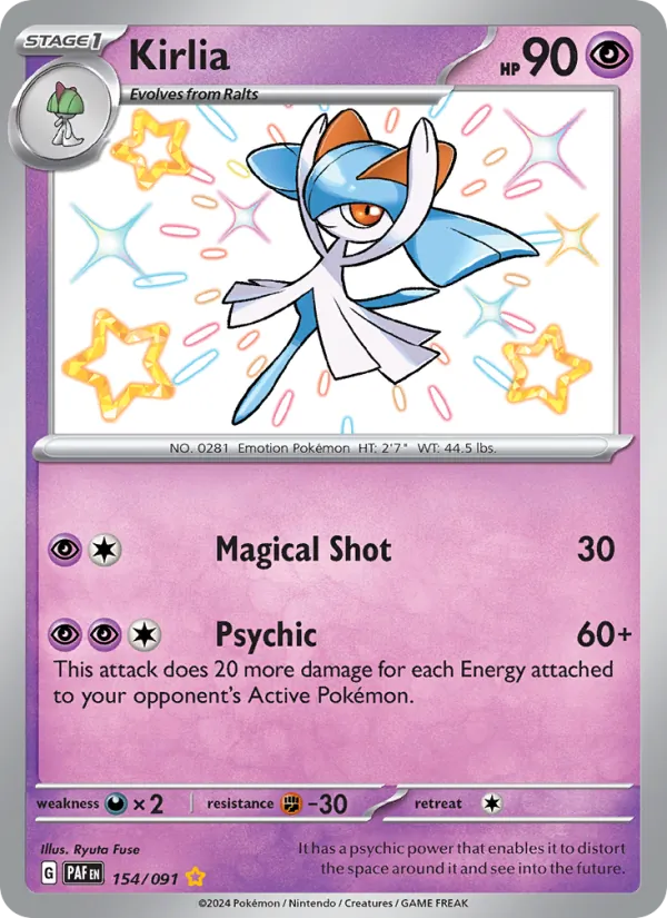 Kirlia – Paldean Fates 154