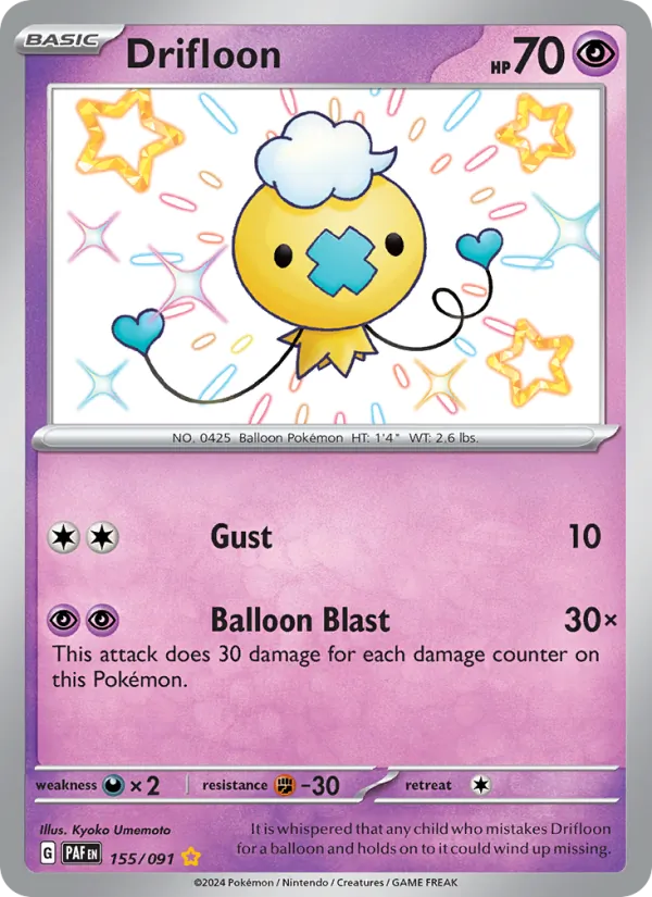Drifloon – Paldean Fates 155