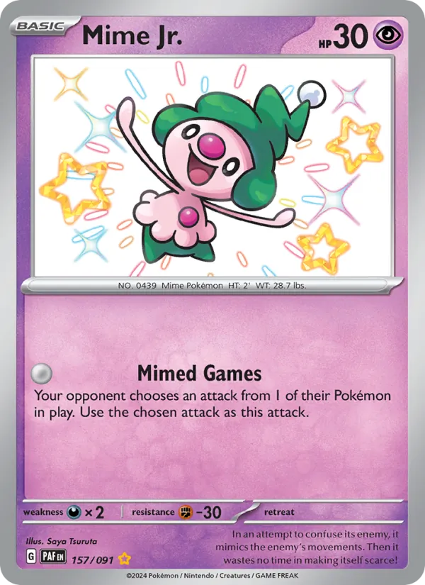 Mime Jr. – Paldean Fates 157