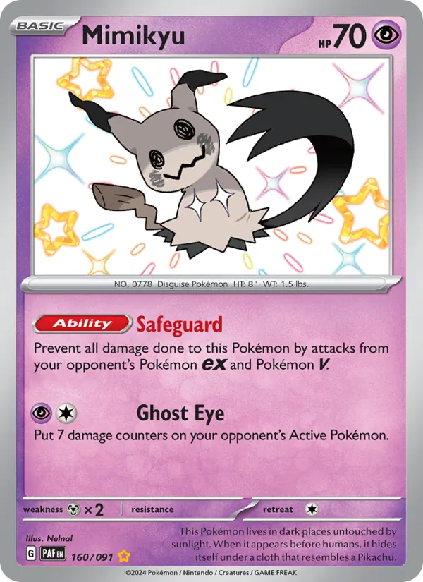Mimikyu – Paldean Fates 160