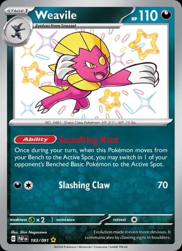 Weavile – Paldean Fates 183
