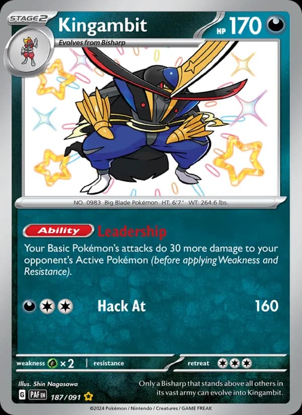 Kingambit – Paldean Fates 187