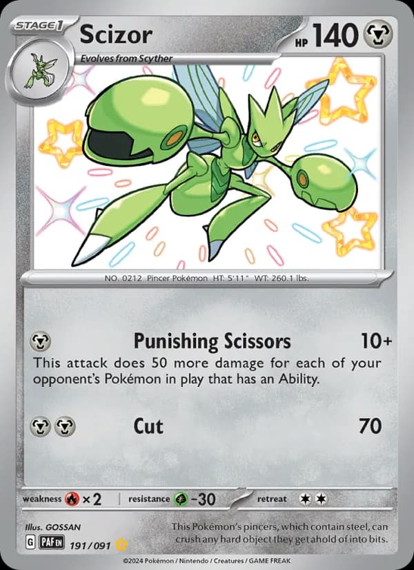 Scizor – Paldean Fates 191
