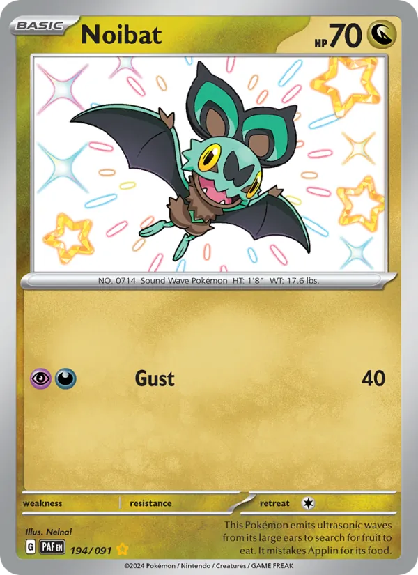 Noibat – Paldean Fates 194