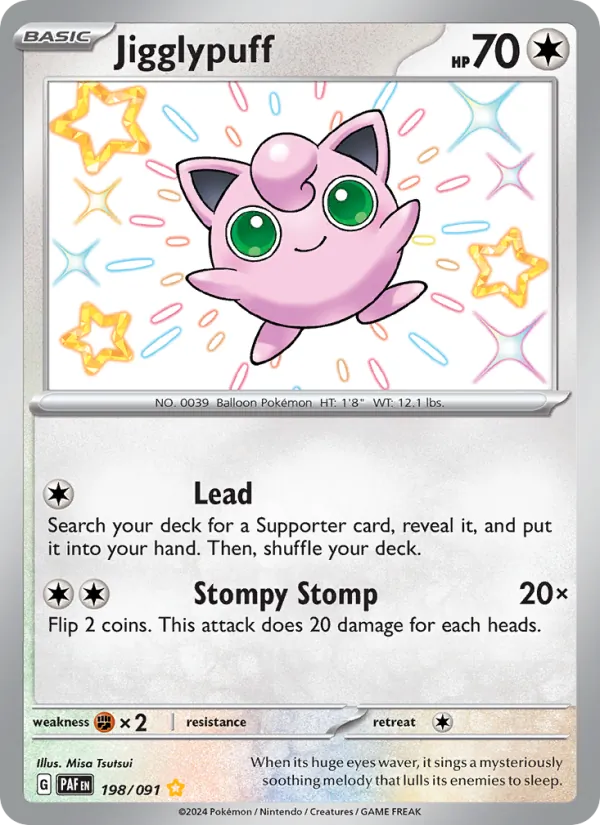 Jigglypuff – Paldean Fates 198