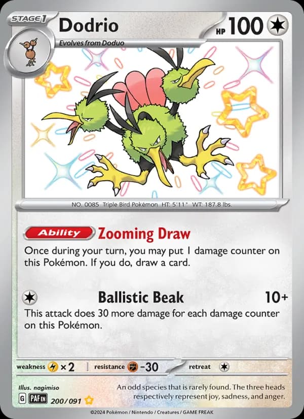 Dodrio – Paldean Fates 200