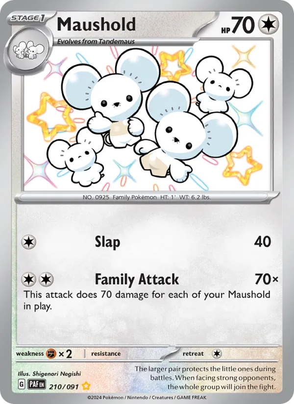 Maushold – Paldean Fates 210
