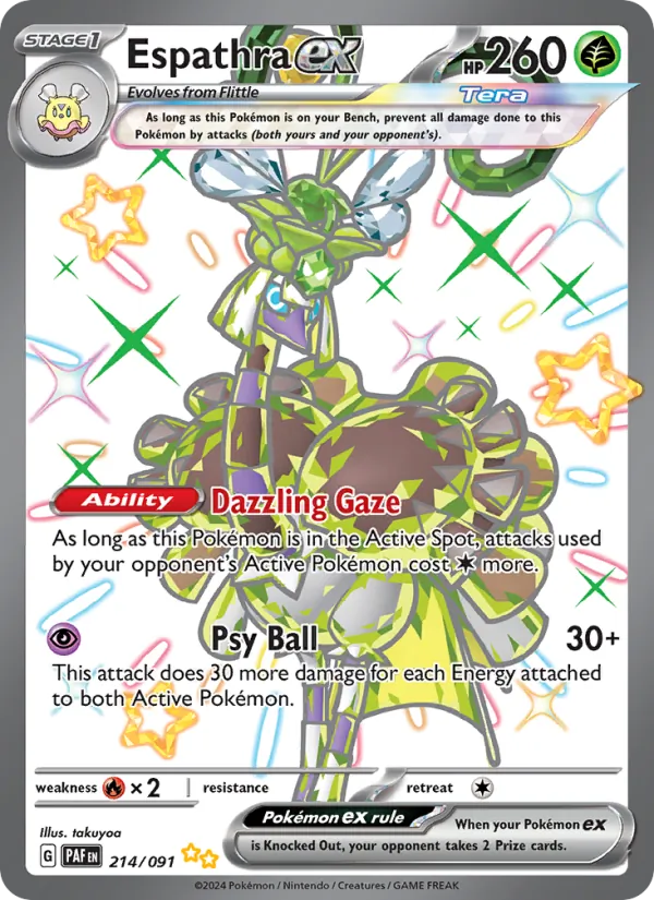 Espathra ex – Paldean Fates 214