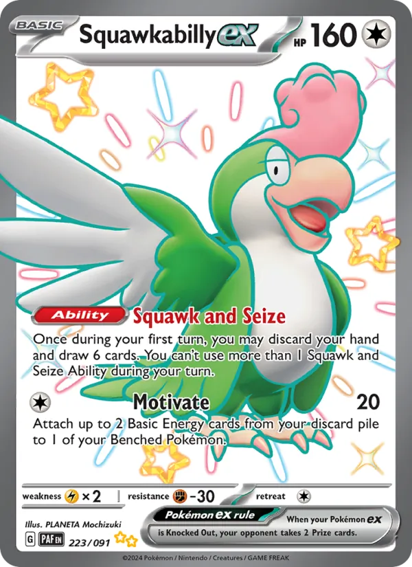 Squawkabilly ex – Paldean Fates 223