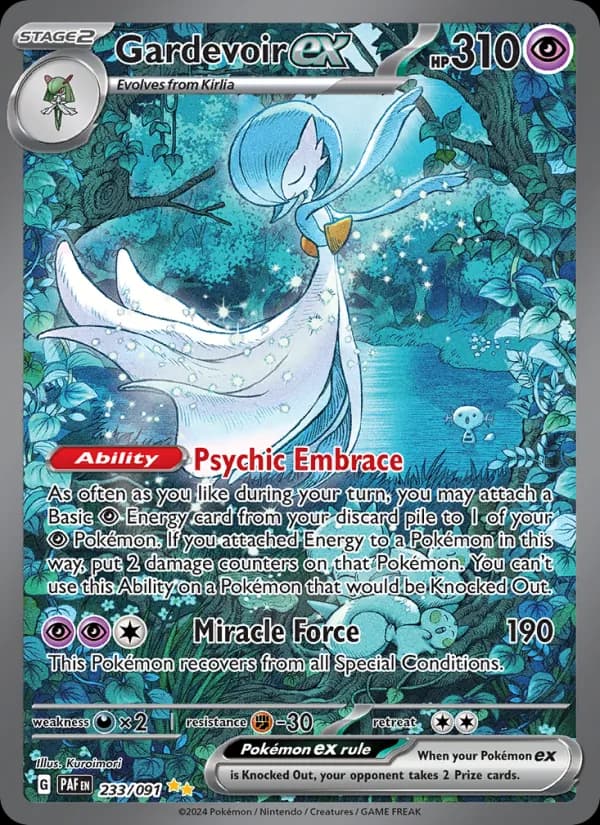 Gardevoir ex – Paldean Fates 233