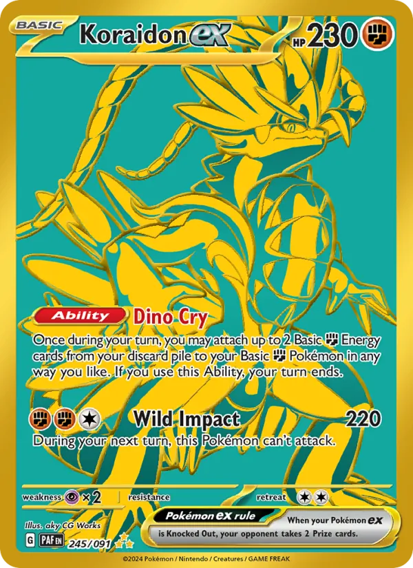 Koraidon ex – Paldean Fates 245