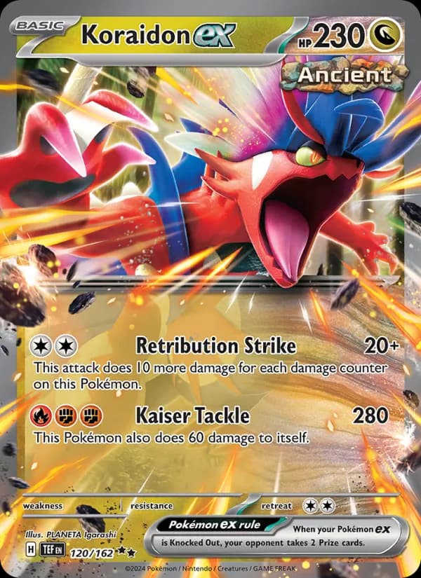 Koraidon ex – Temporal Forces 120
