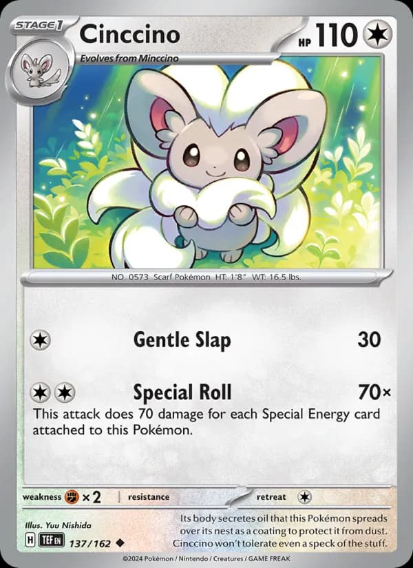 Cinccino – Temporal Forces 137