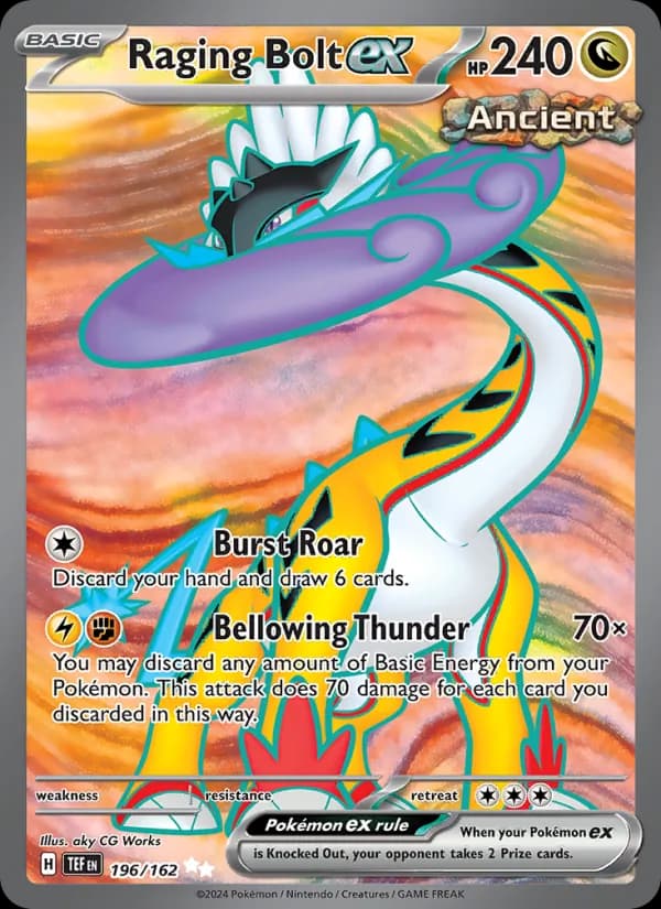 Raging Bolt ex – Temporal Forces 196