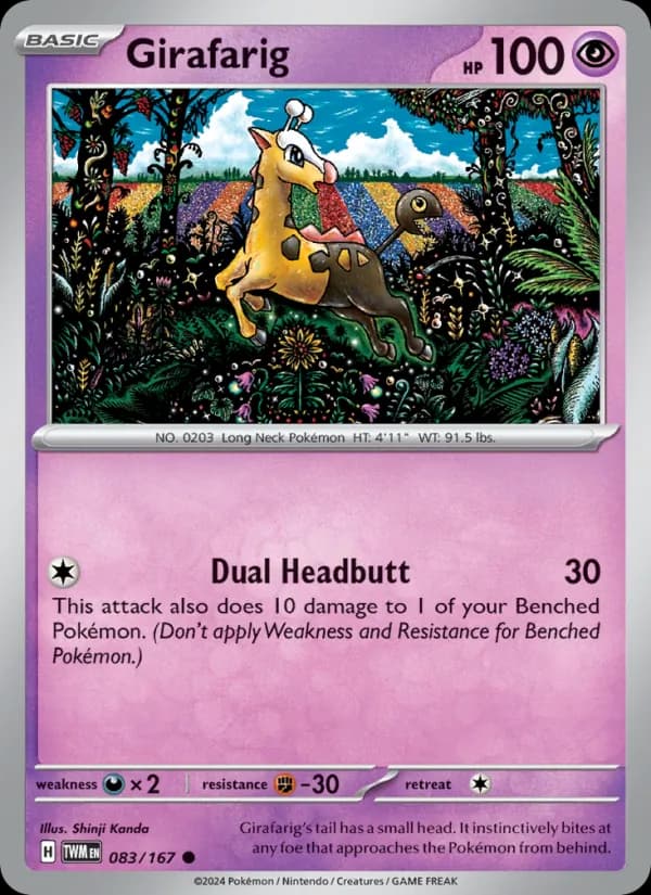Girafarig – Twilight Masquerade 083