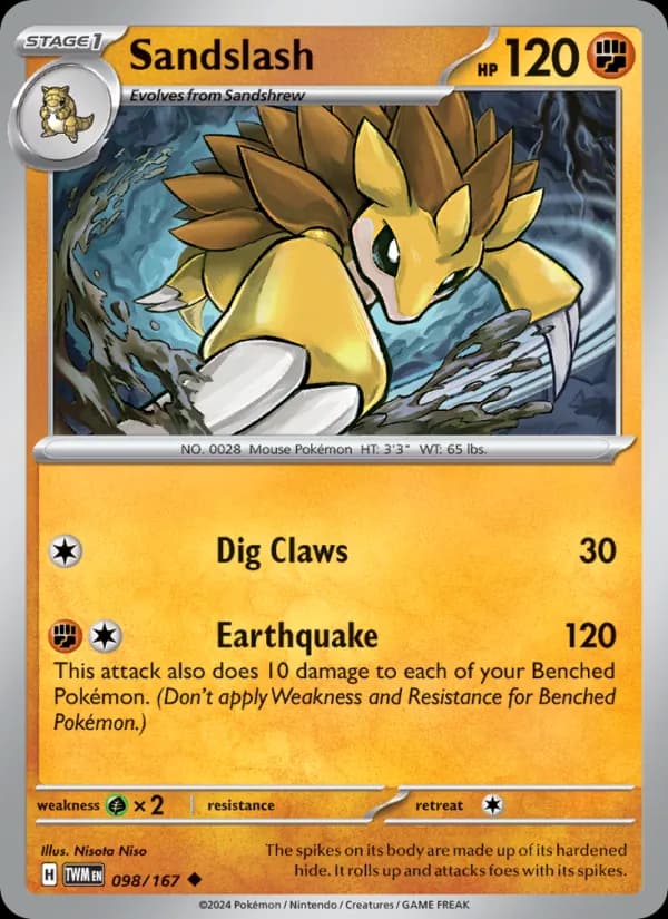 Sandslash – Twilight Masquerade 098