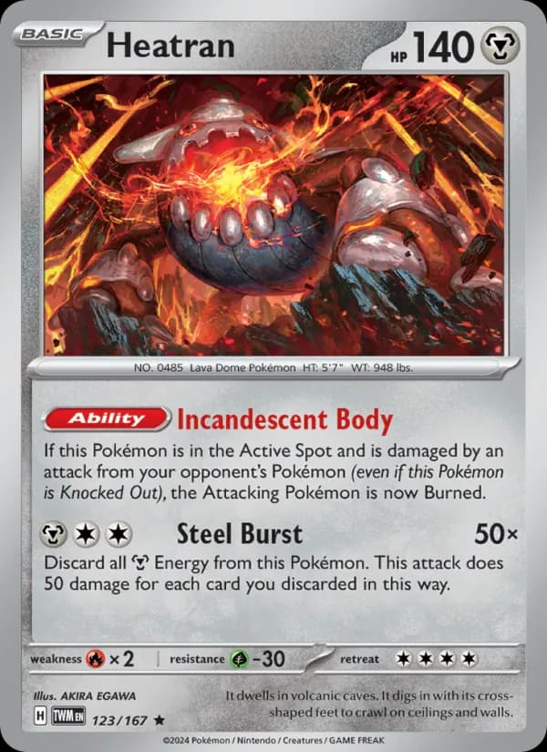 Heatran – Twilight Masquerade 123