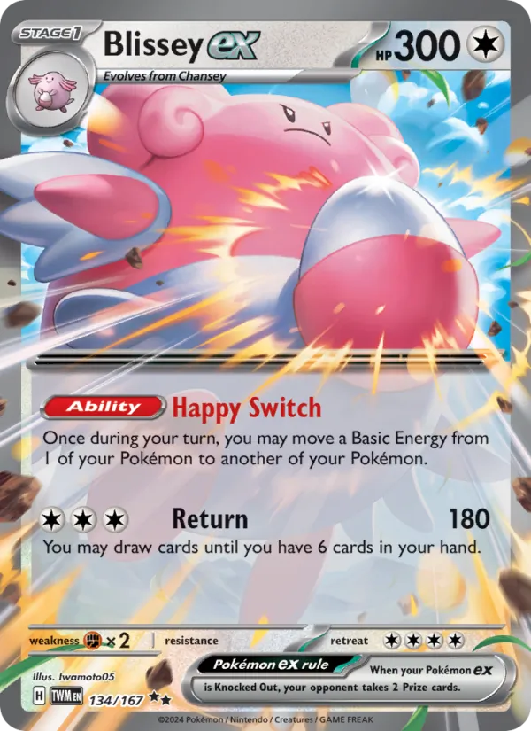 Blissey ex – Twilight Masquerade 134