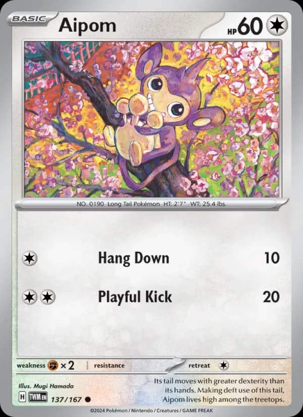 Aipom – Twilight Masquerade 137