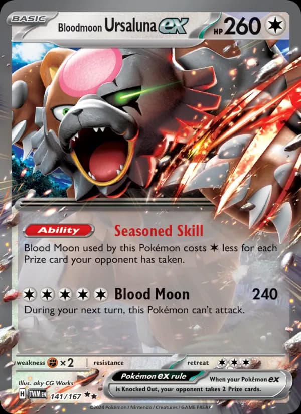 Bloodmoon Ursaluna ex – Twilight Masquerade 141