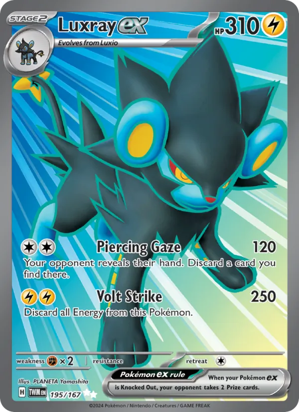 Luxray ex – Twilight Masquerade 195