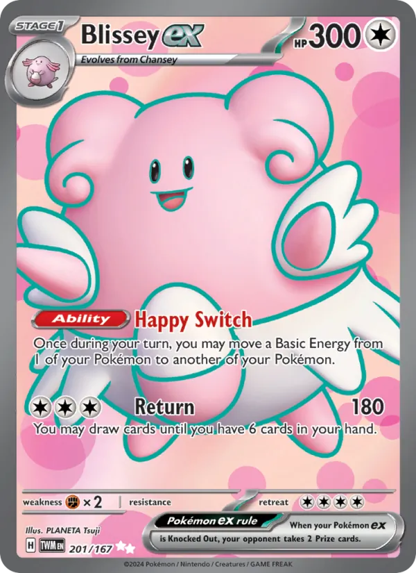 Blissey ex – Twilight Masquerade 201