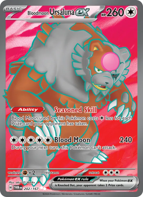 Bloodmoon Ursaluna ex – Twilight Masquerade 202