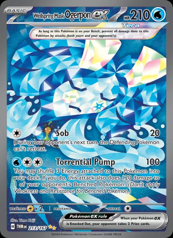 Wellspring Mask Ogerpon ex – Twilight Masquerade 213