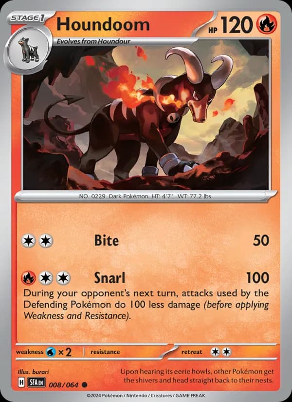 Houndoom – Shrouded Fable 008