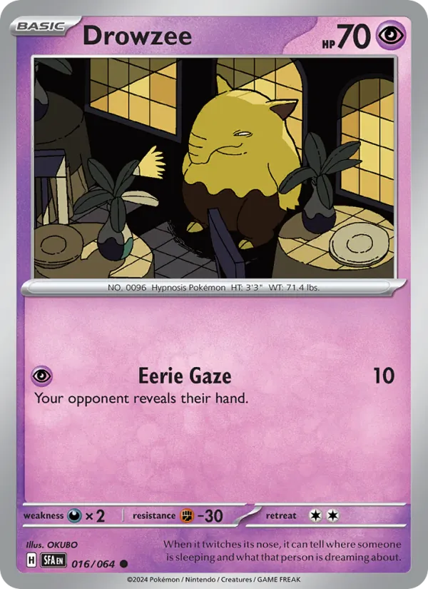 Drowzee – Shrouded Fable 016