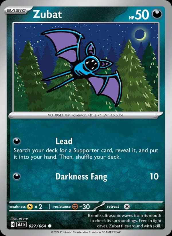 Zubat – Shrouded Fable 027