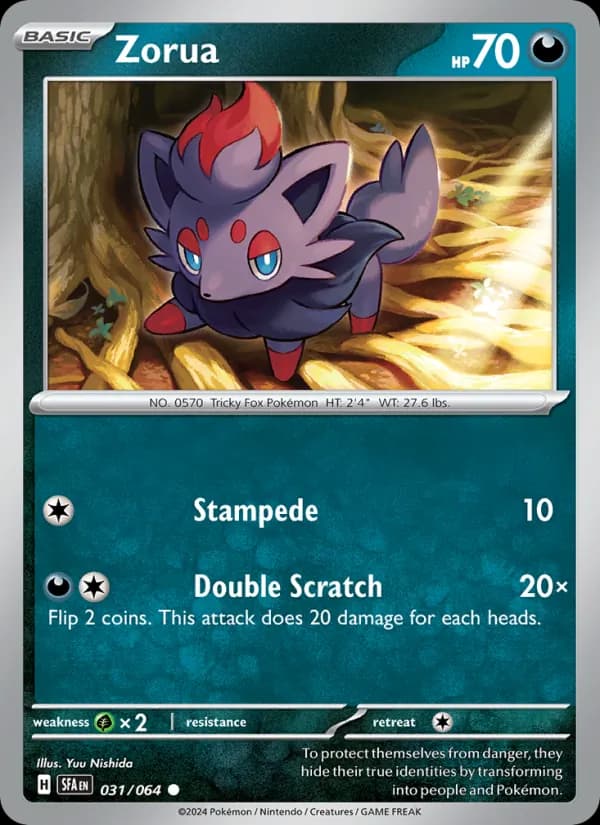 Zorua – Shrouded Fable 031