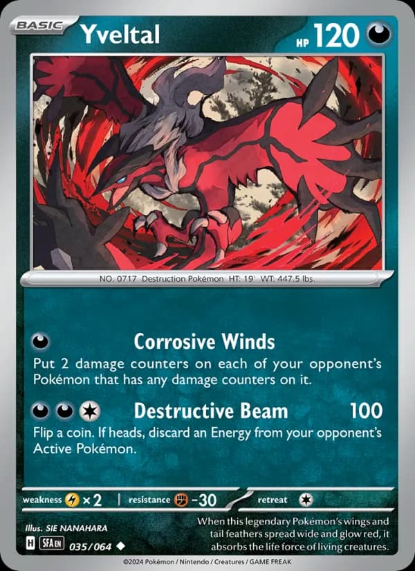 Yveltal – Shrouded Fable 035