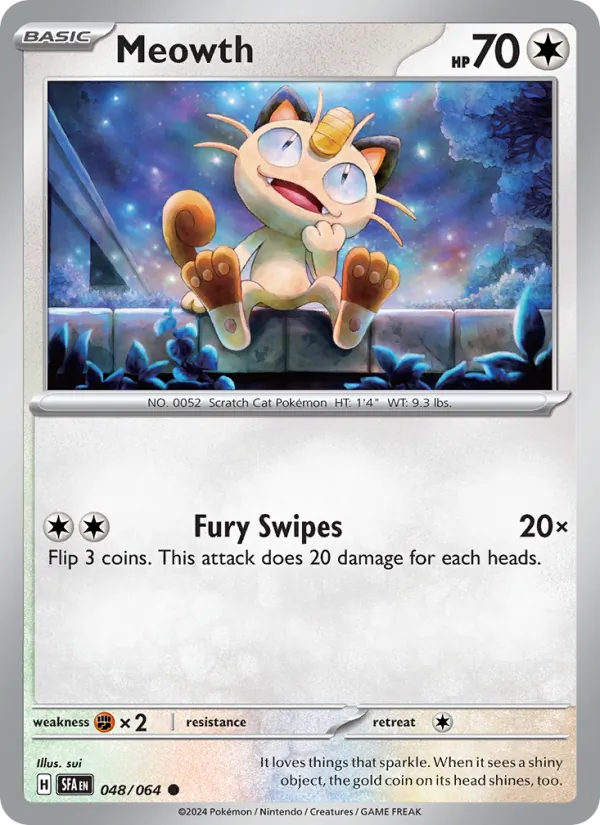 Meowth – Shrouded Fable 048
