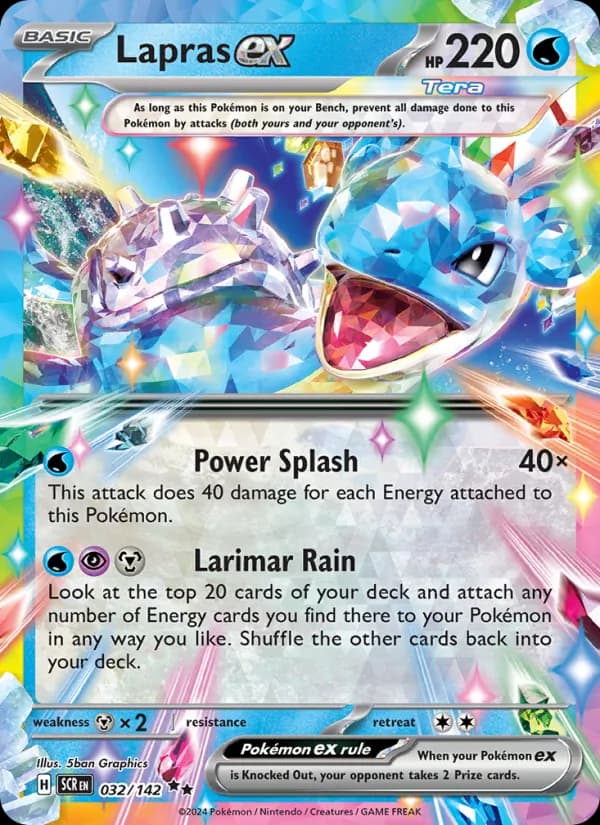 Lapras ex – Stellar Crown 032
