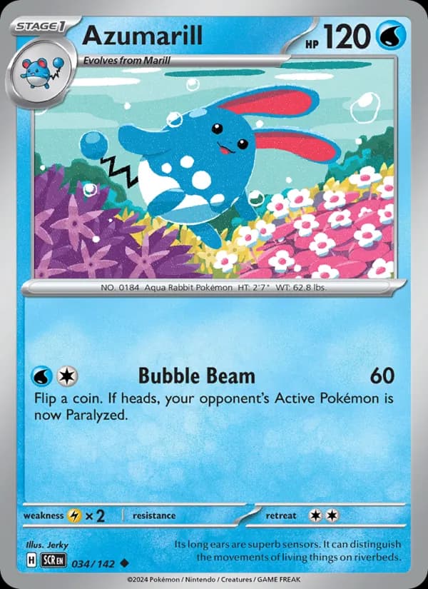 Azumarill – Stellar Crown 034