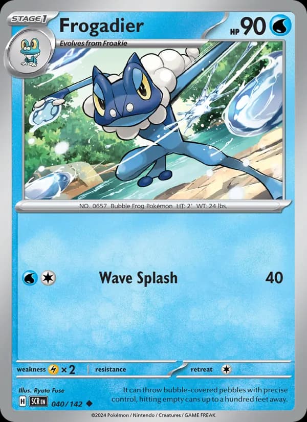 Frogadier – Stellar Crown 040