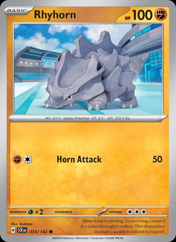 Rhyhorn – Stellar Crown 074