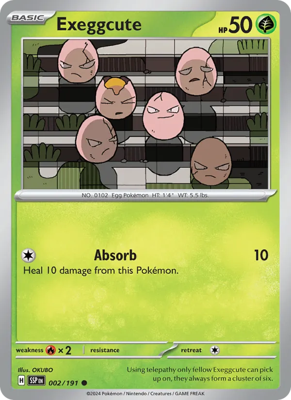Exeggcute – Surging Sparks 002